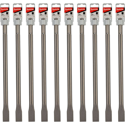 Makita Flachmeissel 10er Pack SDS-MAX 25x400mm