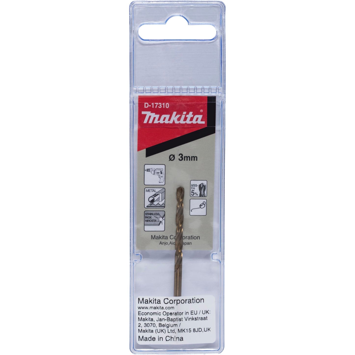 Makita Bohrer HSS-CO 3.0x61mm