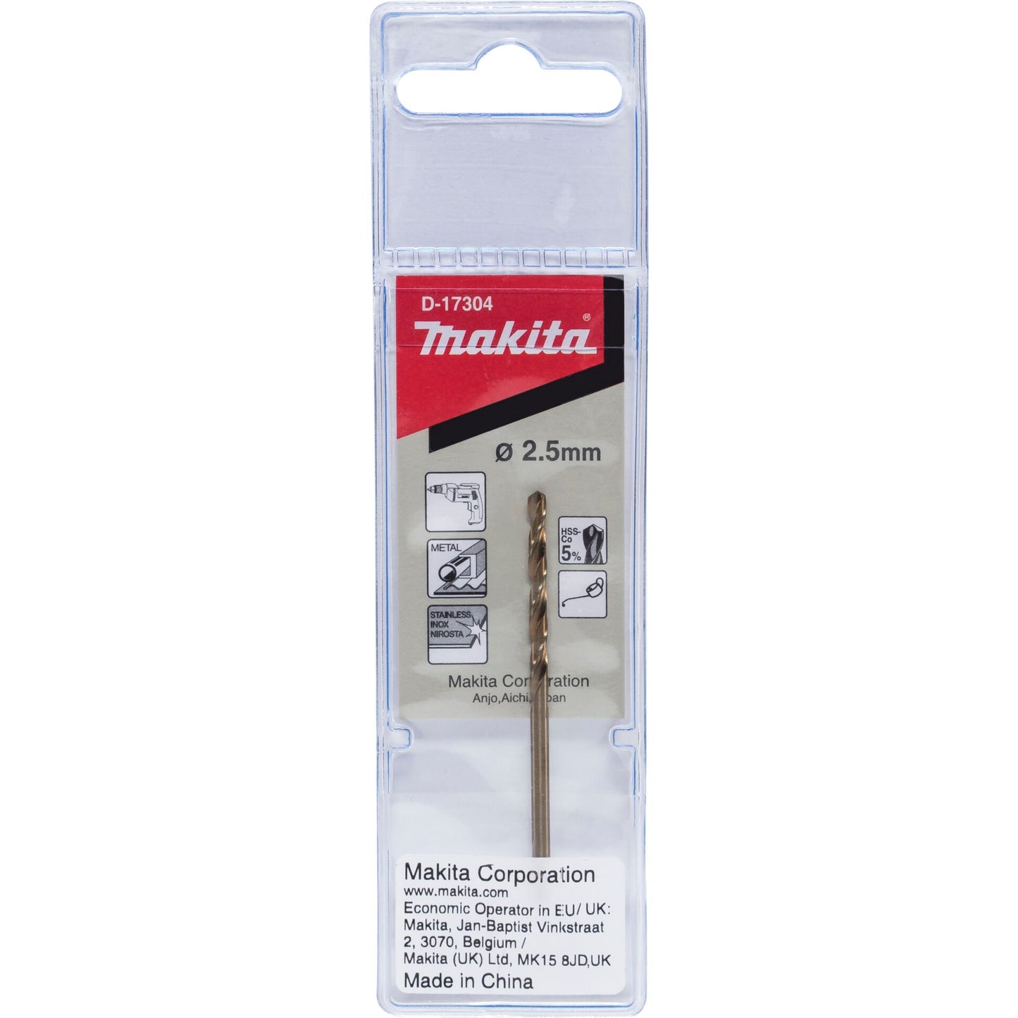 Makita Bohrer HSS-CO 2.5x57mm