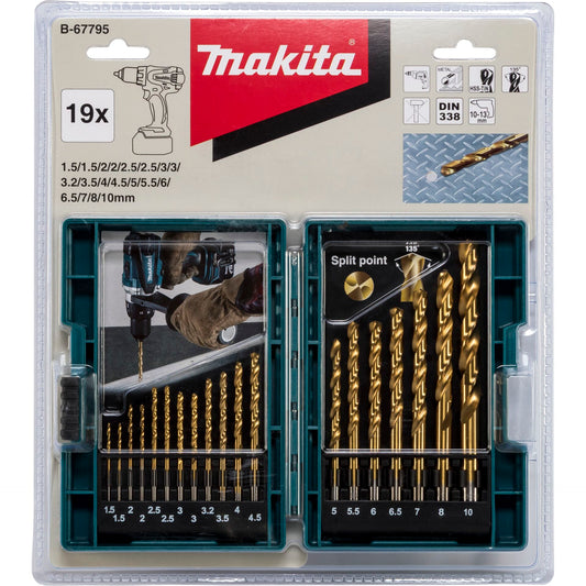 Makita Bohrer-Set 19tlg