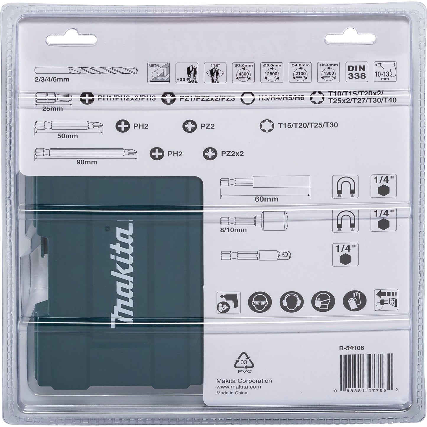 Makita Bohrer-Bit-Set 38tlg.