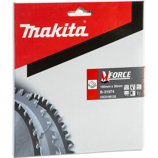 Makita M-FORCE Sägeblatt 190x30x12Z