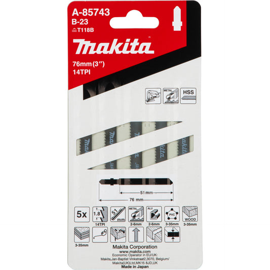 Makita Stichsägeblatt B-23