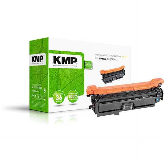 KMP H-T166 Toner cyan compatible with HP CE 401 A