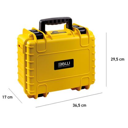 B&W drone.case PP.117 gelb    für DJI Flip