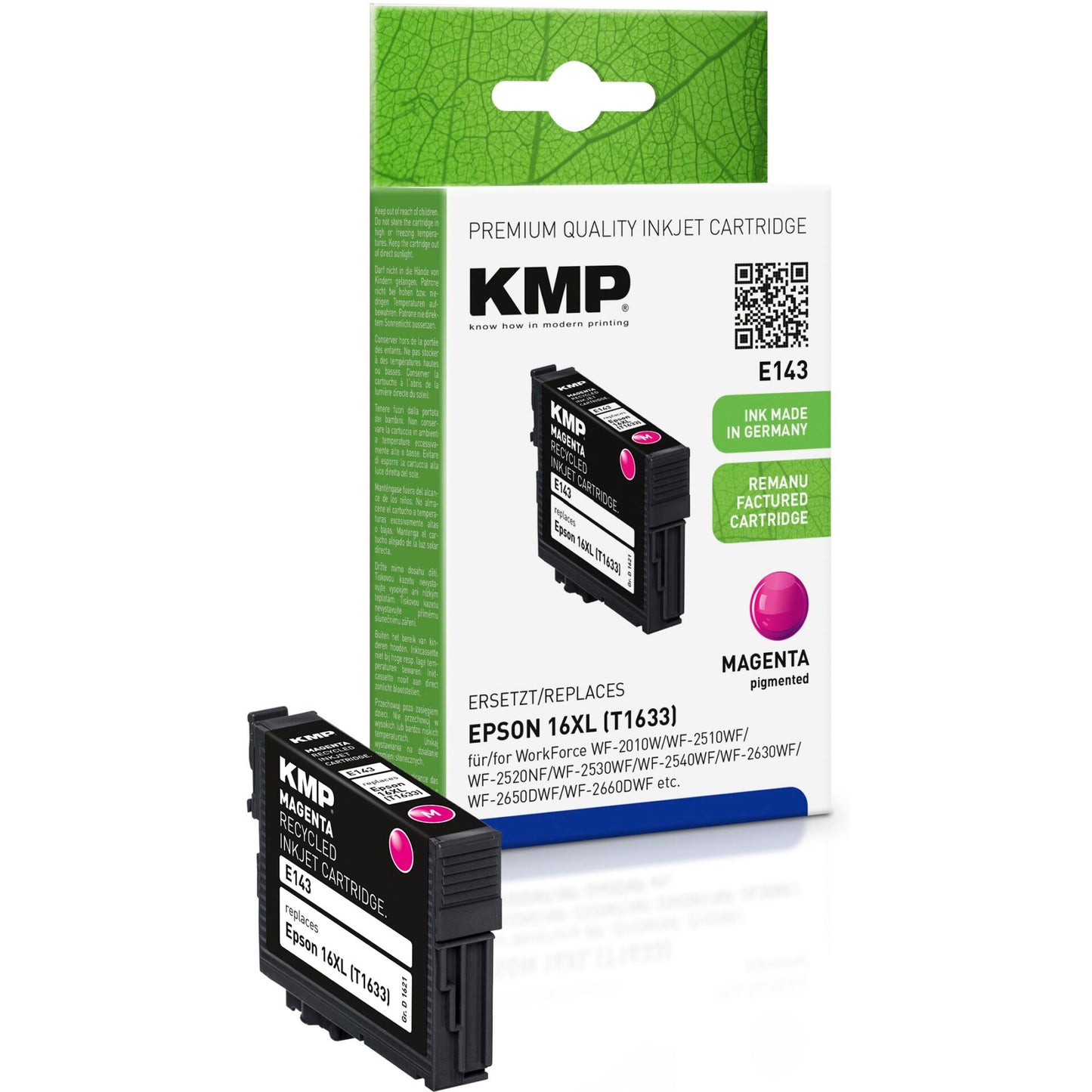 KMP E143 ink cartridge magenta compatible with Epson T1633