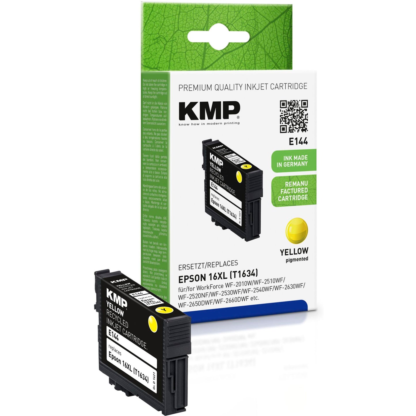 KMP E144 ink cartridge yellow compatible with Epson T1634