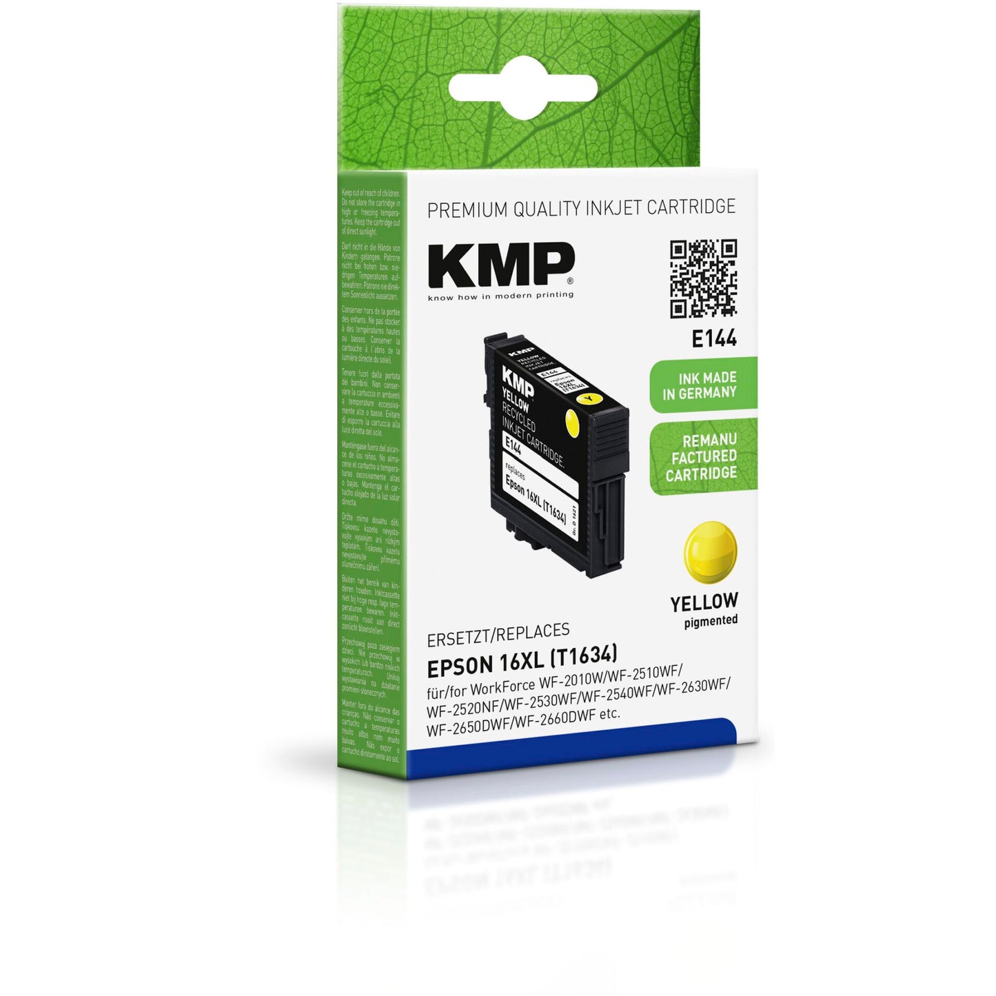 KMP E144 ink cartridge yellow compatible with Epson T1634