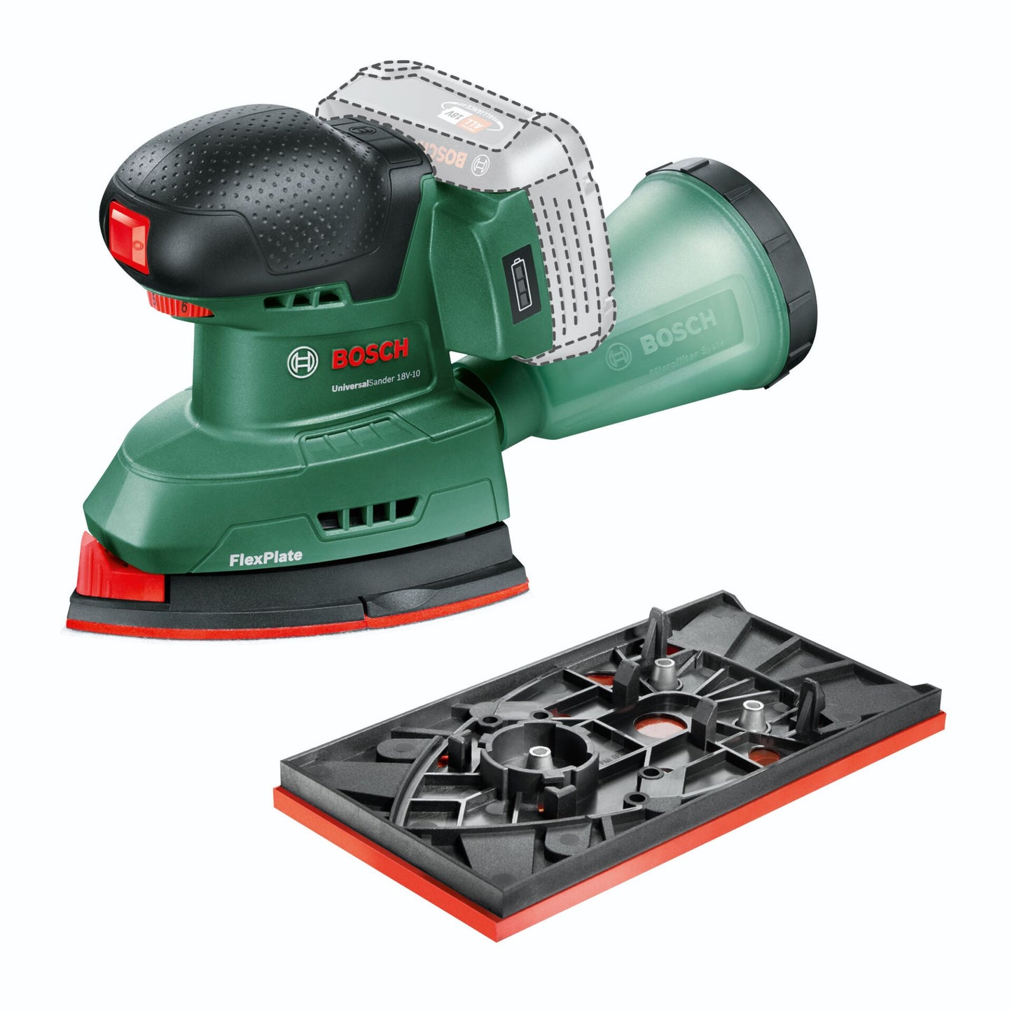 Bosch Universal-Sander 18V-10 Multischleifer
