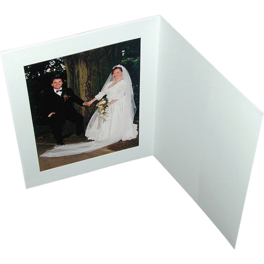 1x100 Daiber Portrait folders w. Passepartout 15x20 white matt