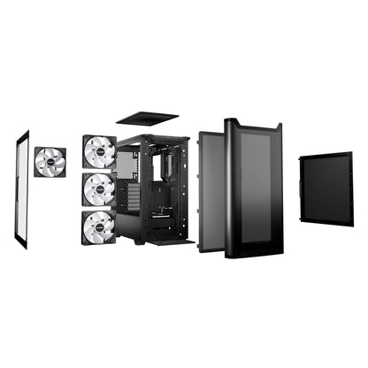 be quiet! PURE BASE 501 DX Black Gehäuse