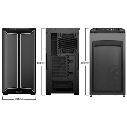 be quiet! PURE BASE 501 DX Black Gehäuse