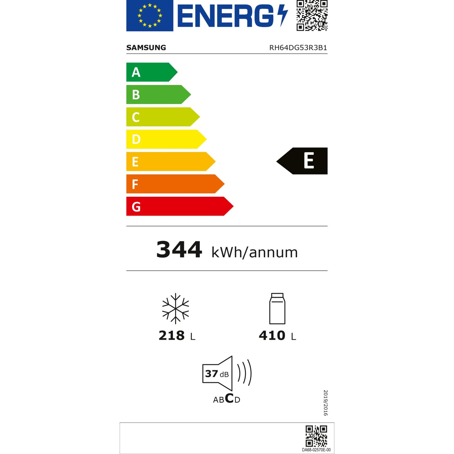 Samsung RH64DG53R3B1EF Food Showcase-Tür, Wassertank