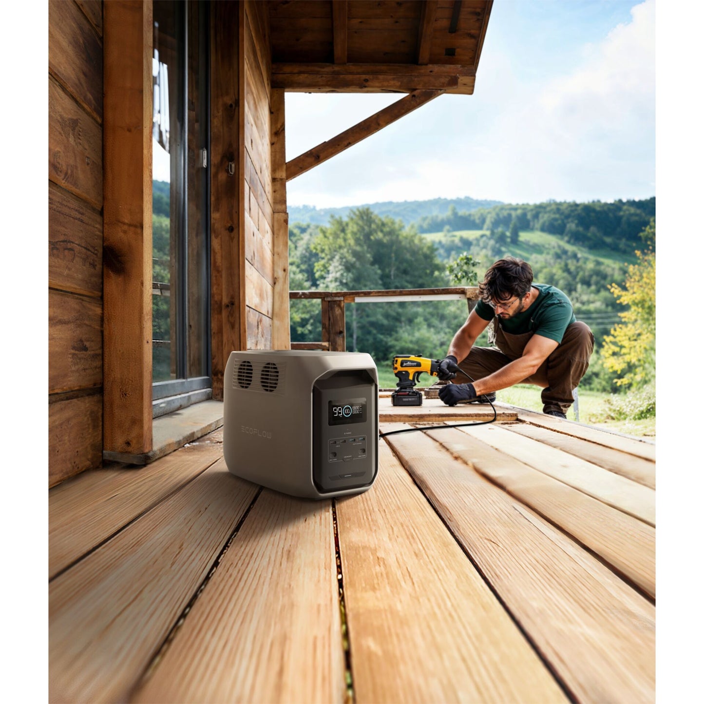 EcoFlow DELTA 3 1500 Lithium Power Station 1536Wh