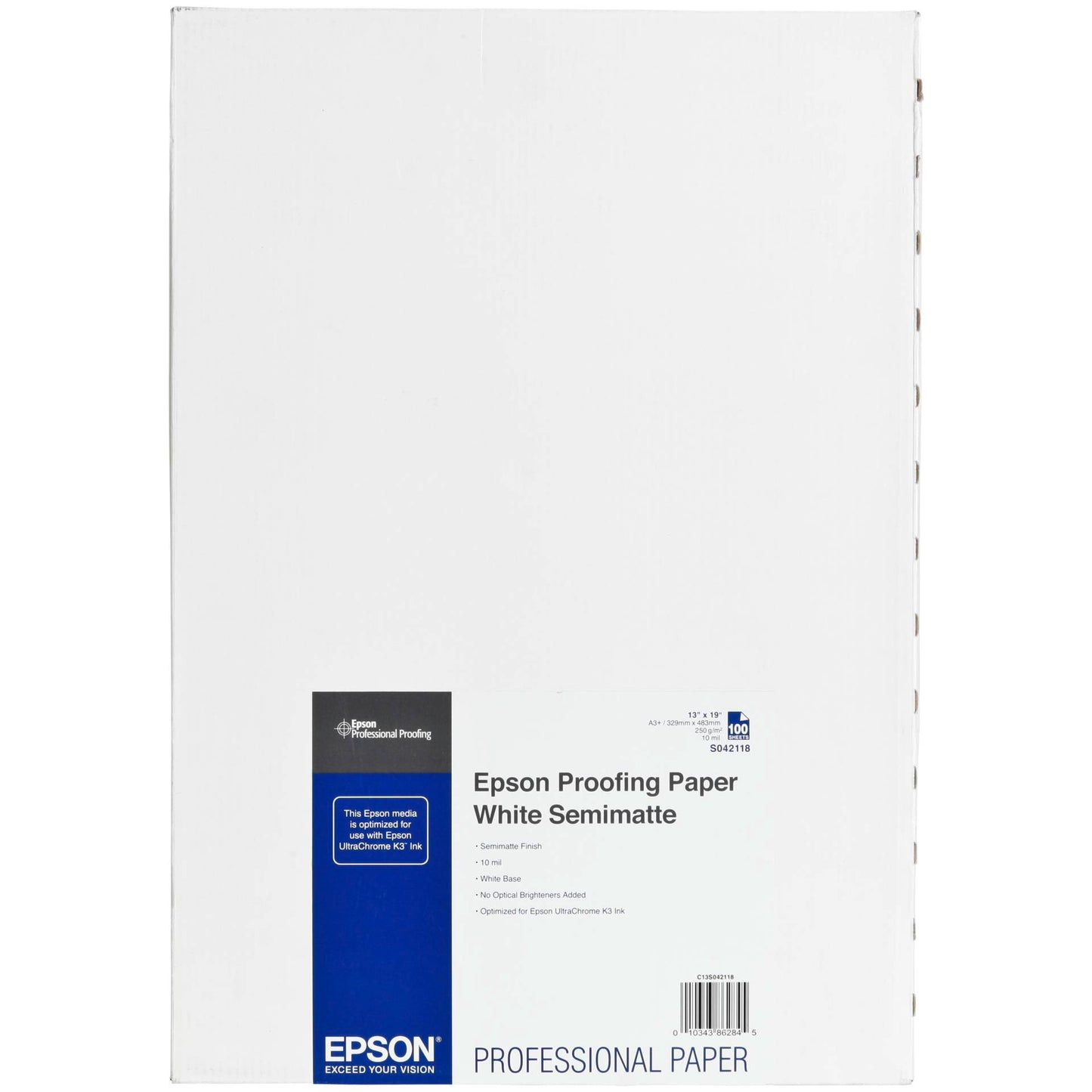 Epson Proofing Paper White Semimatte A3+ 100 sheet  S042118