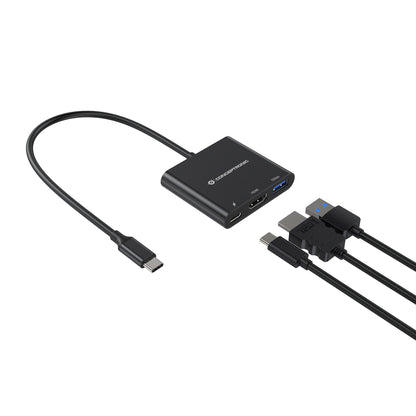 Conceptronic DONN01B 3-in-1 USB 3.2 Docking