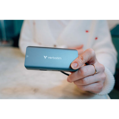 Verbatim USB-C Essentials Multi- Port Hub 6 Port with RJ45  32157
