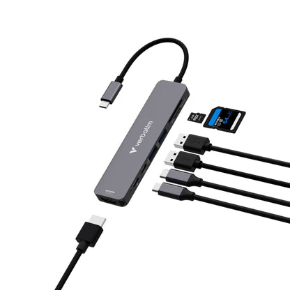 Verbatim USB-C Essentials Multi- Port Hub 7 Port            32158