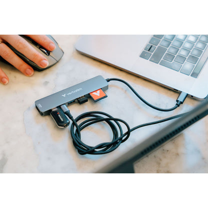 Verbatim USB-C Essentials Multi- Port Hub 7 Port            32158