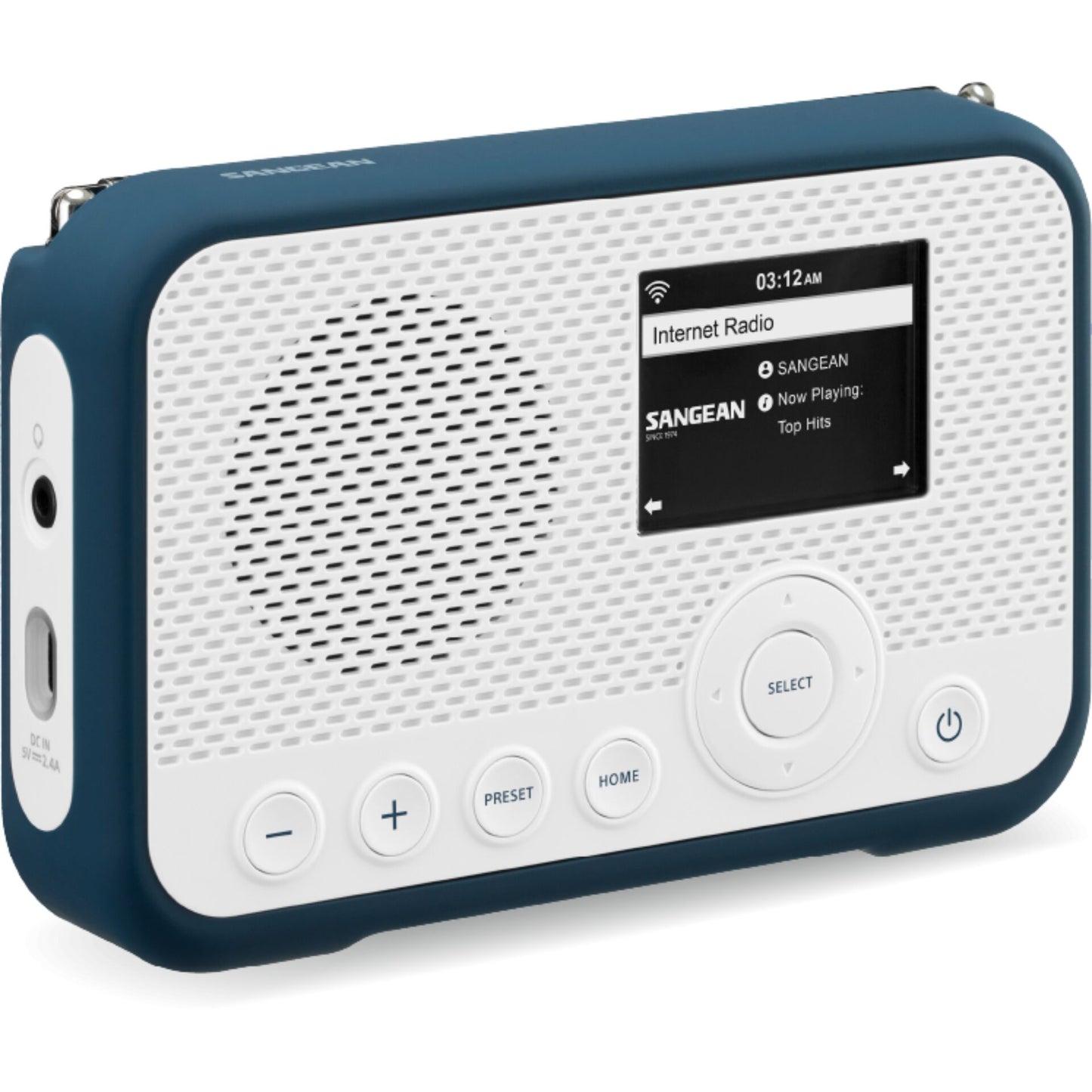 Sangean WFR-39 White - Ink Blue