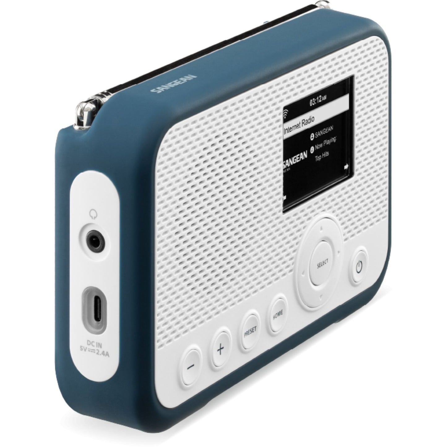 Sangean WFR-39 White - Ink Blue