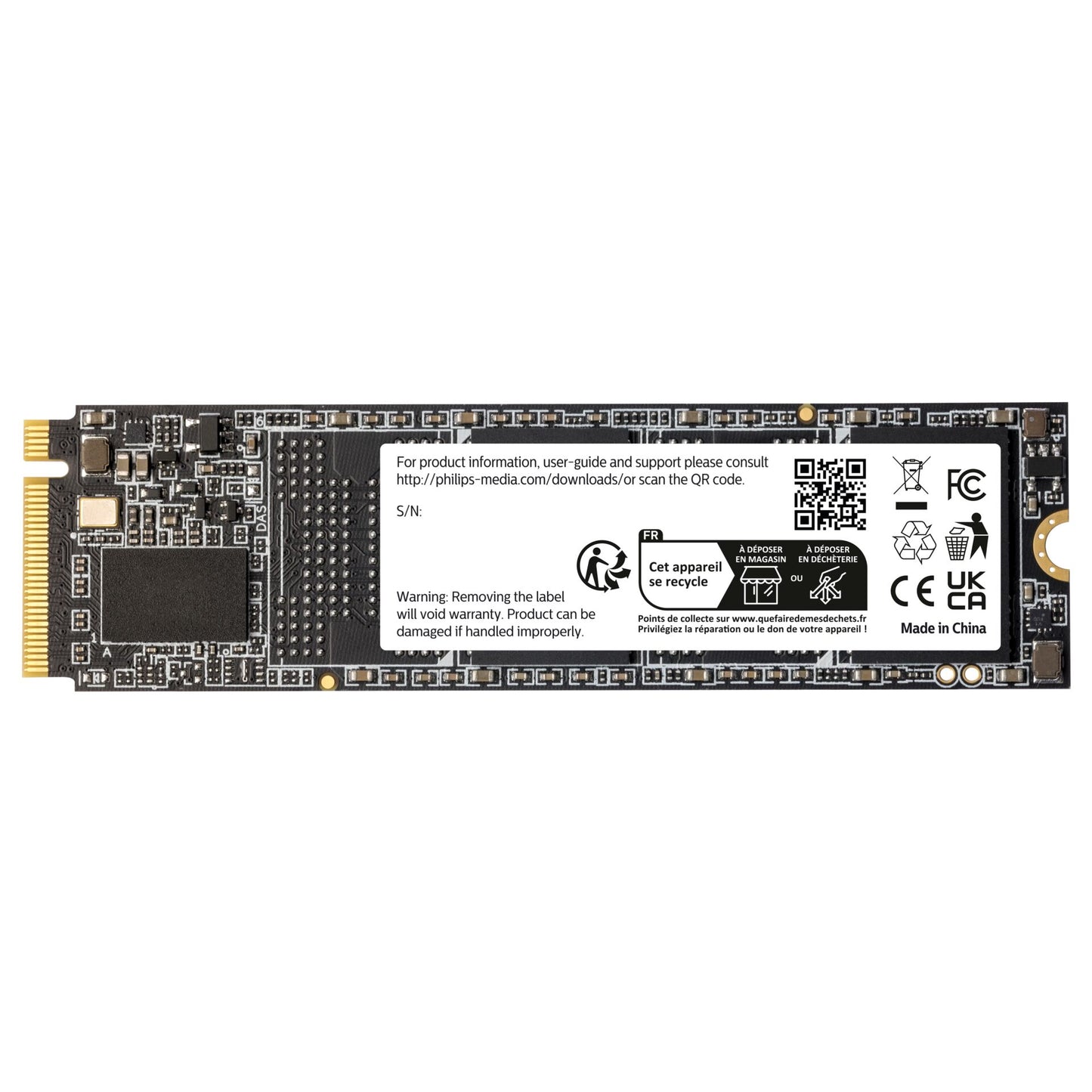 Philips Internal SSD M.2   500GB 2280 R/W 3500/2800
