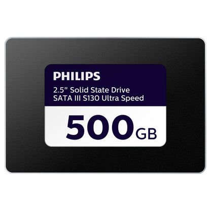 Philips Internal SSD       500GB 2.5  SATA III S130 Ultra Speed