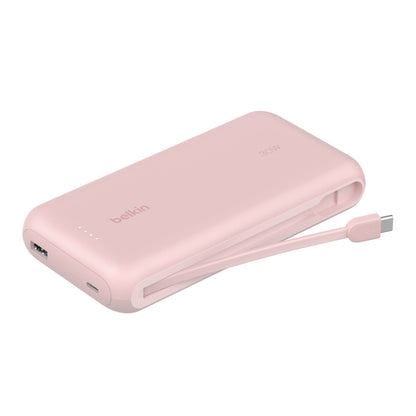 Belkin Powerbank 20.000mAh pink 30W integr.USB-C Kab. BPB024hqPK