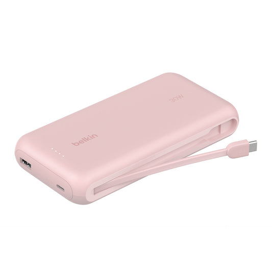 Belkin Powerbank 20.000mAh pink 30W integr.USB-C Kab. BPB024hqPK