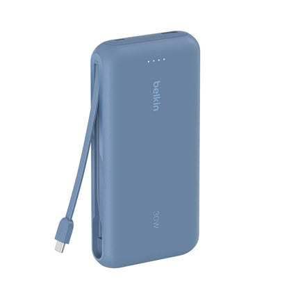 Belkin Powerbank 20.000mAh blau 30W integr.USB-C Kab. BPB024hqBL