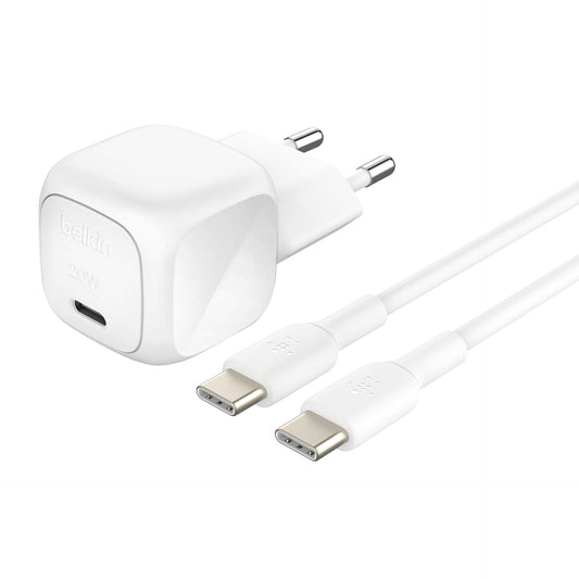 Belkin BOOST Charge USB-C 20W PD PPS 1m USB-C Kab.WCA009KQ1MWH-B6