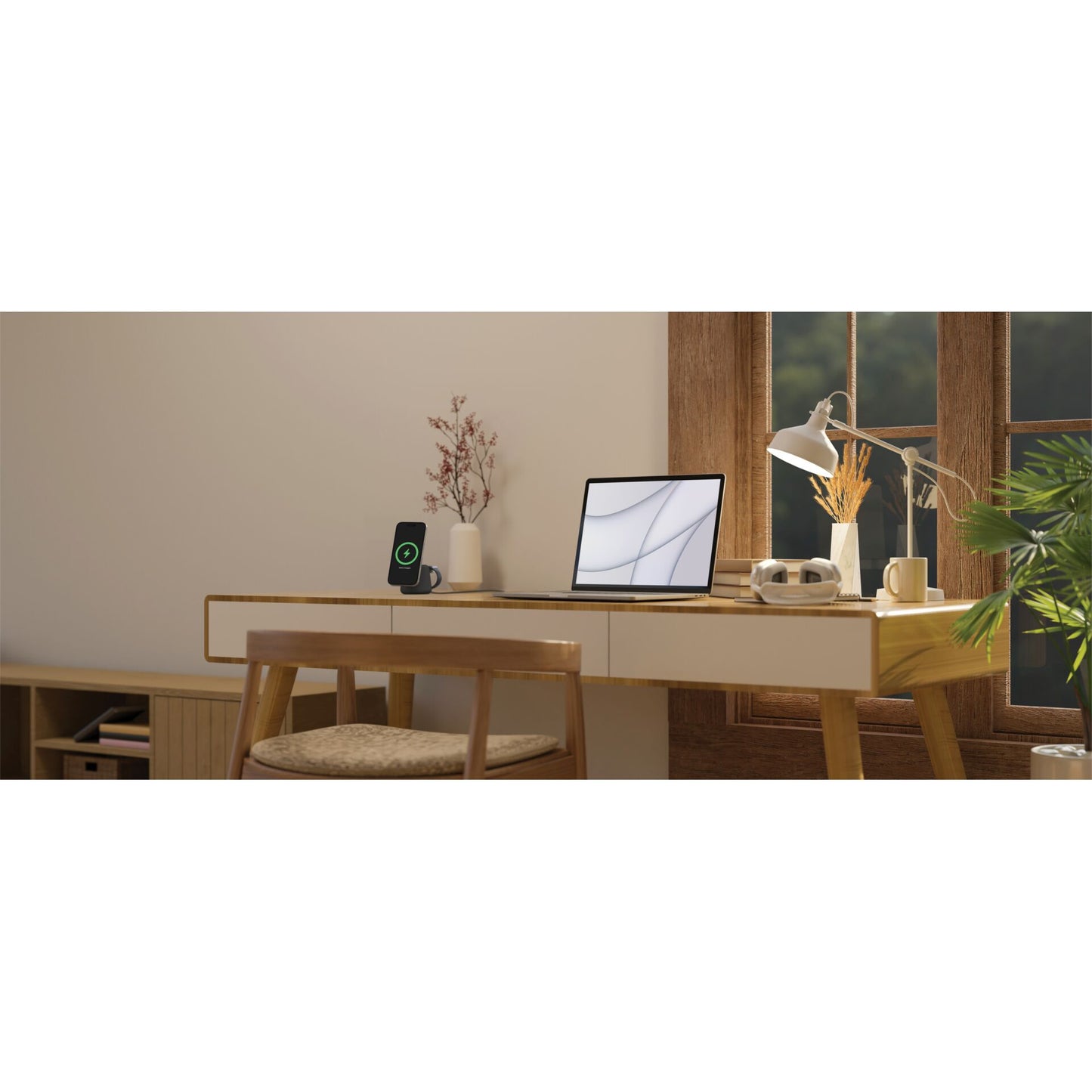 Belkin BOOST Charge PRO 15W mag. Lad.Qi2 2in1 dklgrau WIZ027vfH36