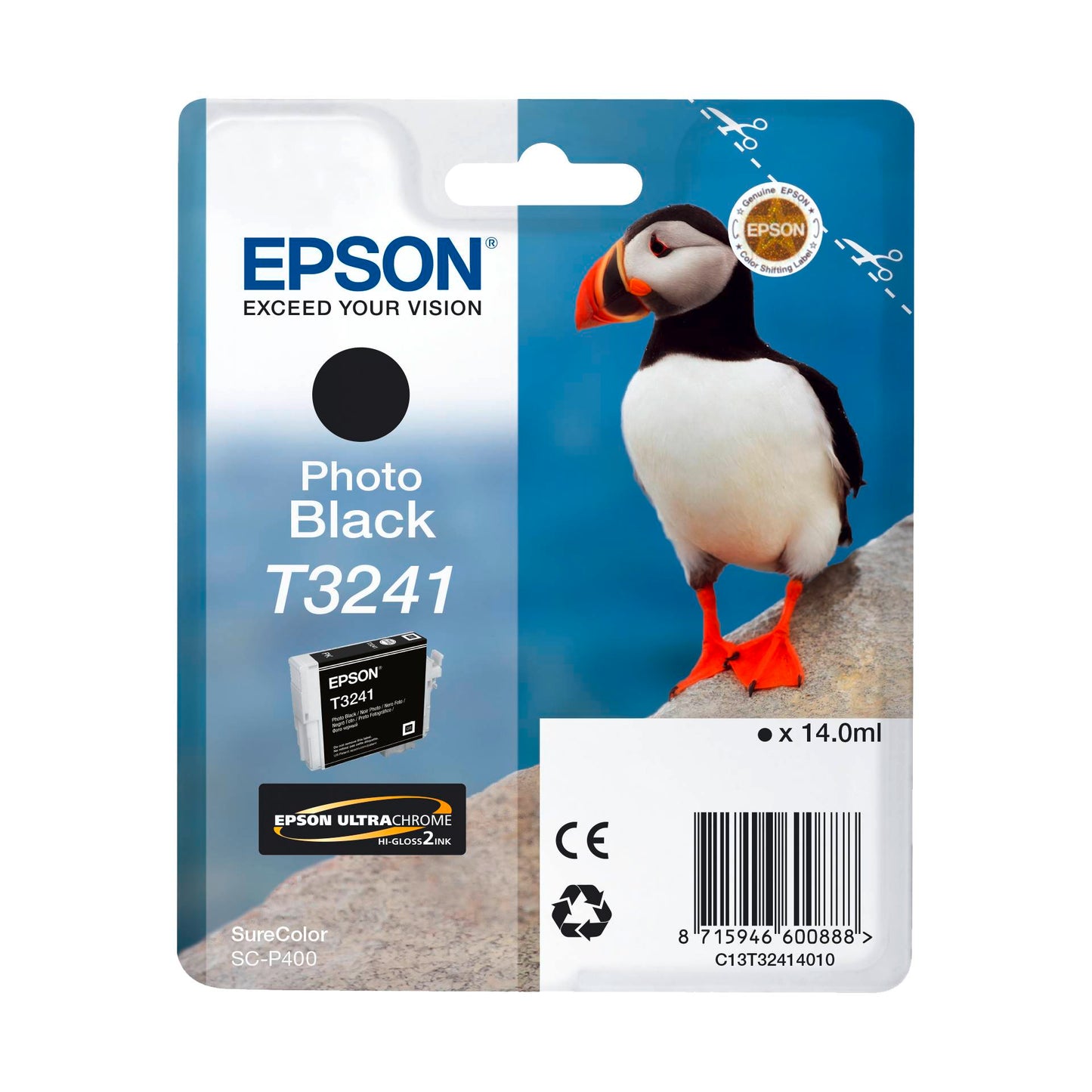 Epson ink cartridge photo black T 324                     T 3241