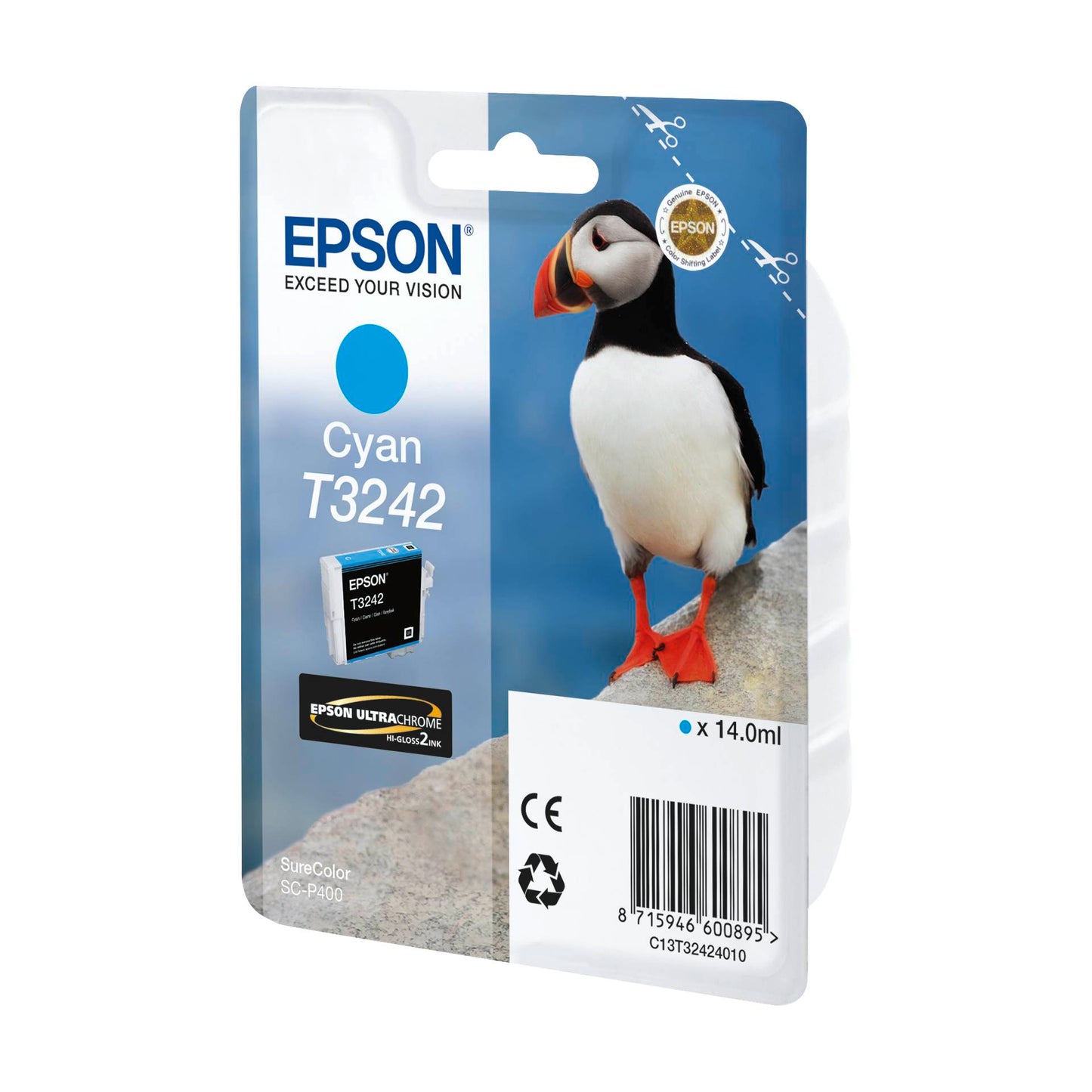 Epson ink cartridge cyan T 324                     T 3242
