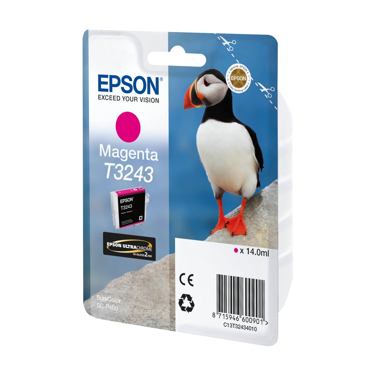 Epson ink cartridge magenta T 324                     T 3243