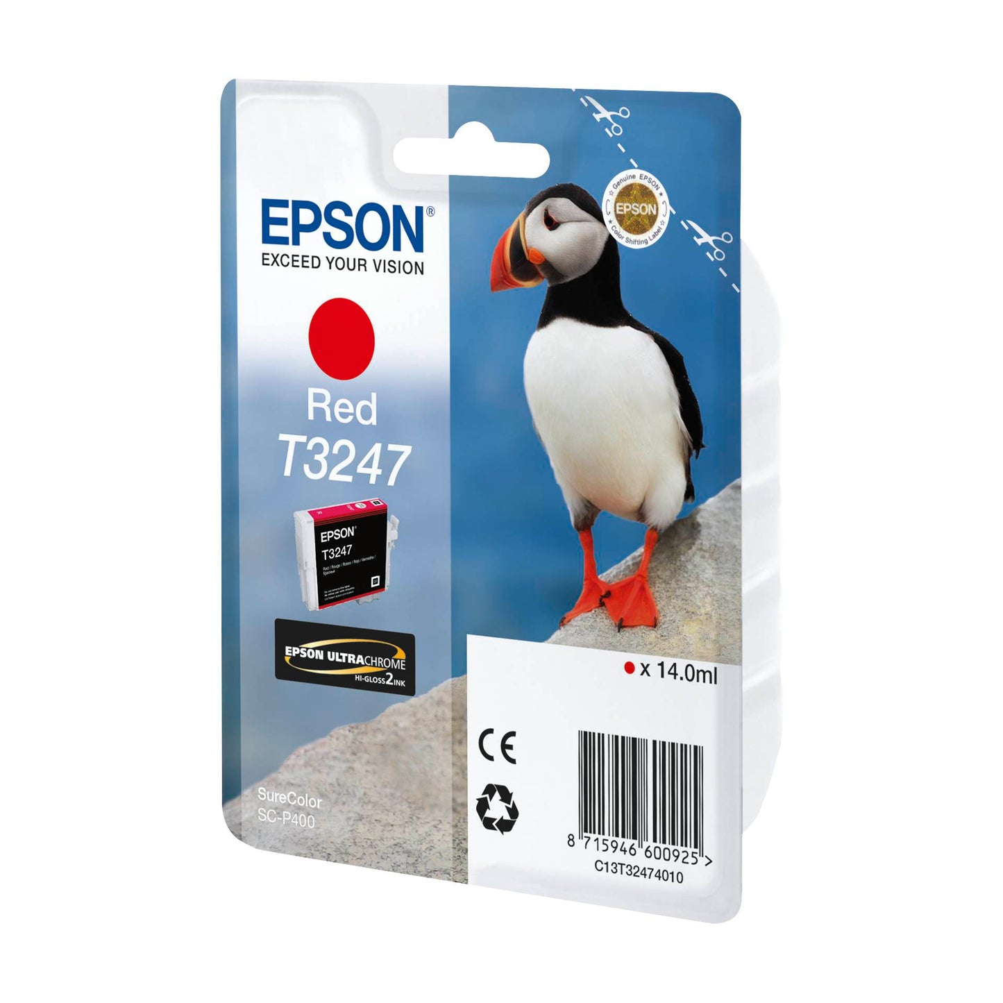 Epson ink cartridge red T 324                     T 3247