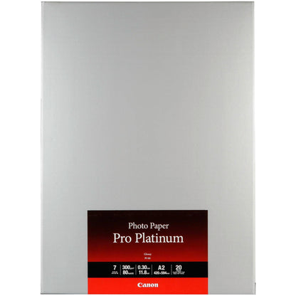 Canon PT-101 A 2, 20 Sheets Photo Paper Pro Platinum 300 g