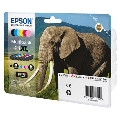Epson Multipack XL Claria Photo HD BK/C/M/Y/LC/LM T 243   T 2438