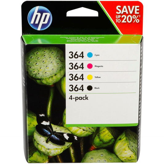 HP N9J73AE Combo 4-Pack BK/C/M/Y No. 364