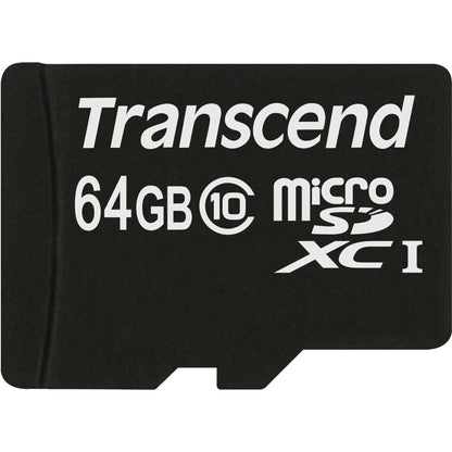 Transcend microSDXC         64GB Class 10 + SD Adapter