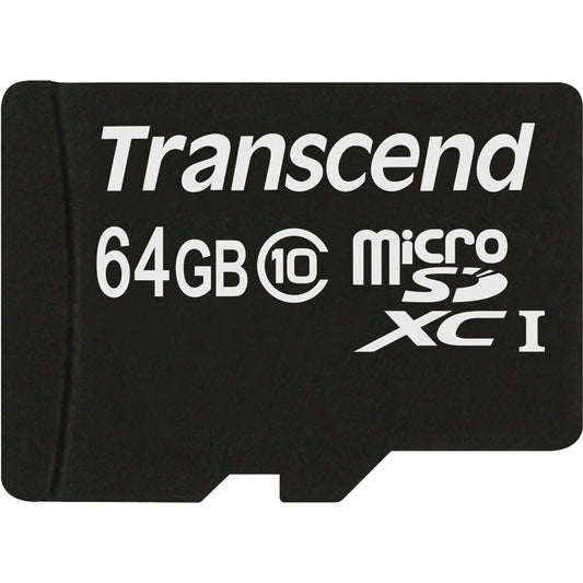 Transcend microSDXC         64GB Class 10 + SD Adapter