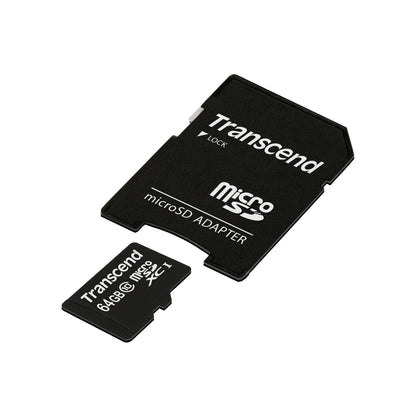 Transcend microSDXC         64GB Class 10 + SD Adapter