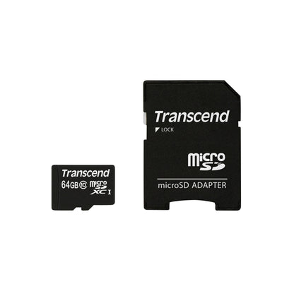 Transcend microSDXC         64GB Class 10 + SD Adapter