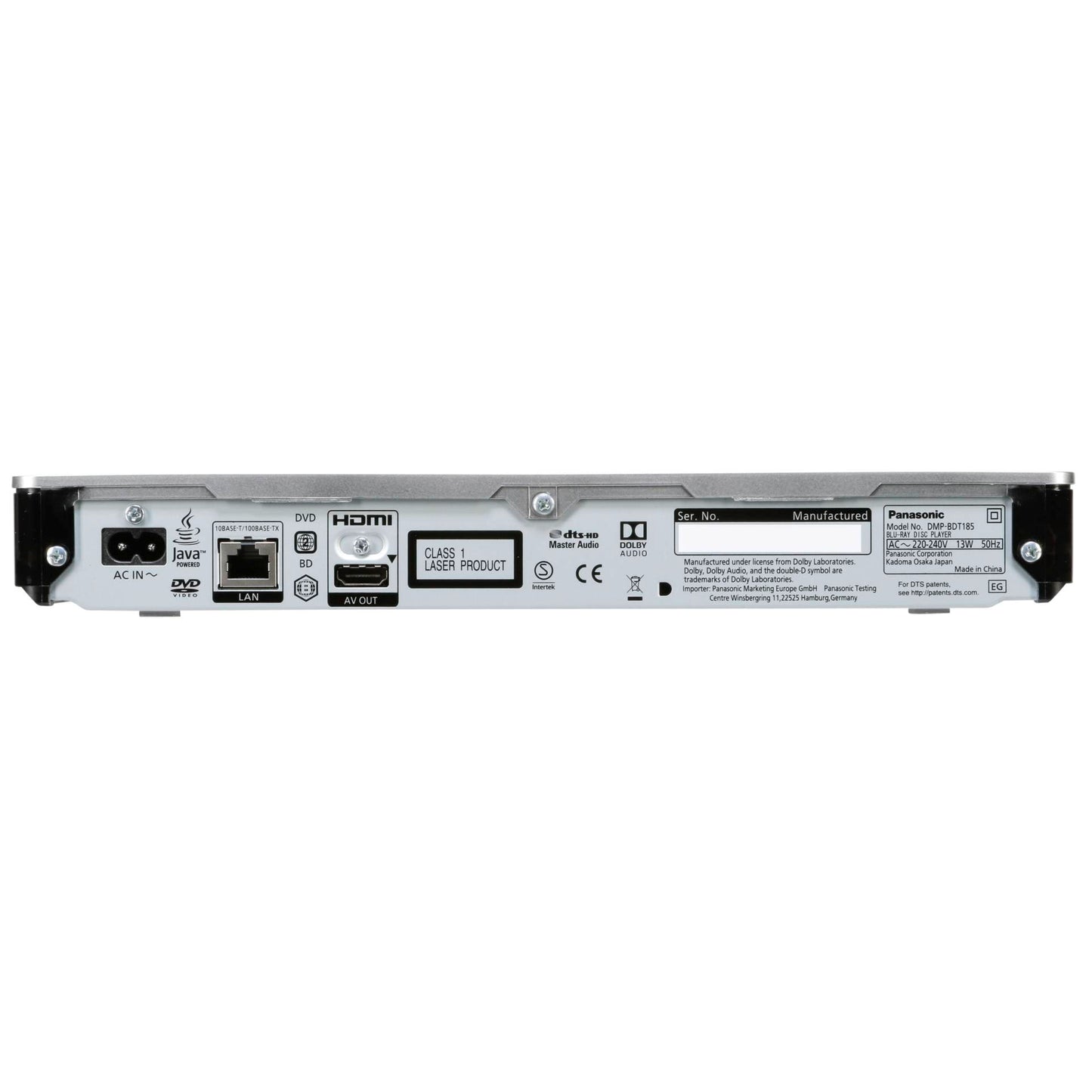 Panasonic DMP-BDT185EG silver