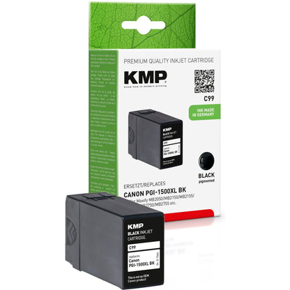 KMP C99 ink cartridge black compatible mit Canon PGI-1500 XL