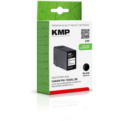 KMP C99 ink cartridge black compatible mit Canon PGI-1500 XL