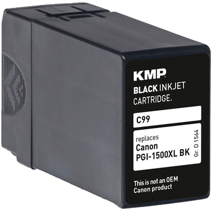 KMP C99 ink cartridge black compatible mit Canon PGI-1500 XL