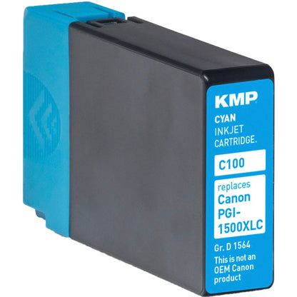 KMP C100 ink cartridge cyan compatible w.  Canon PGI-1500 XL