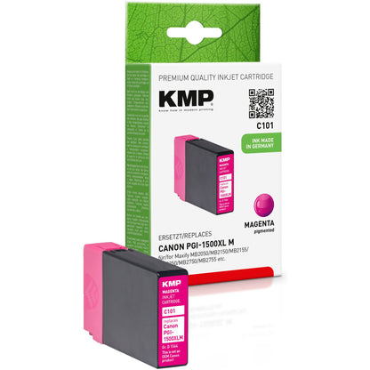 KMP C101 ink cartridge magenta compatible w.  Canon PGI-1500 XL