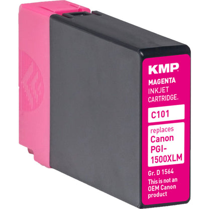 KMP C101 ink cartridge magenta compatible w.  Canon PGI-1500 XL